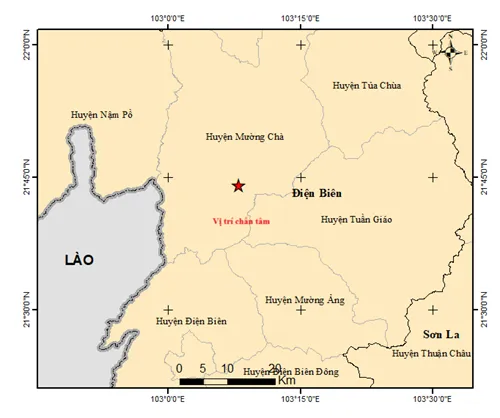Động đất tại Điện Biên không ảnh hưởng thủy điện