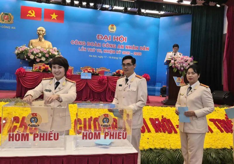 Đại hội đại biểu Công đoàn Công an nhân dân lần thứ VII