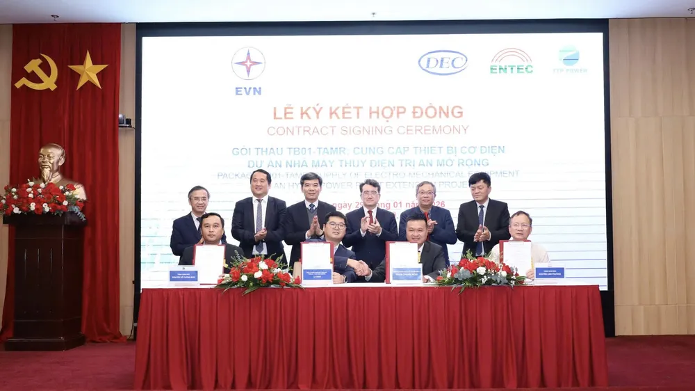 Triển khai gói thầu hơn 1.112 tỷ đồng cho dự án Nhà máy Thủy điện Trị An mở rộng