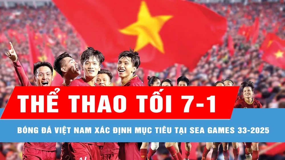 Bản tin thể thao tối 7-1: Bóng đá Việt Nam xác định mục tiêu thành tích tại SEA Games 33-2025