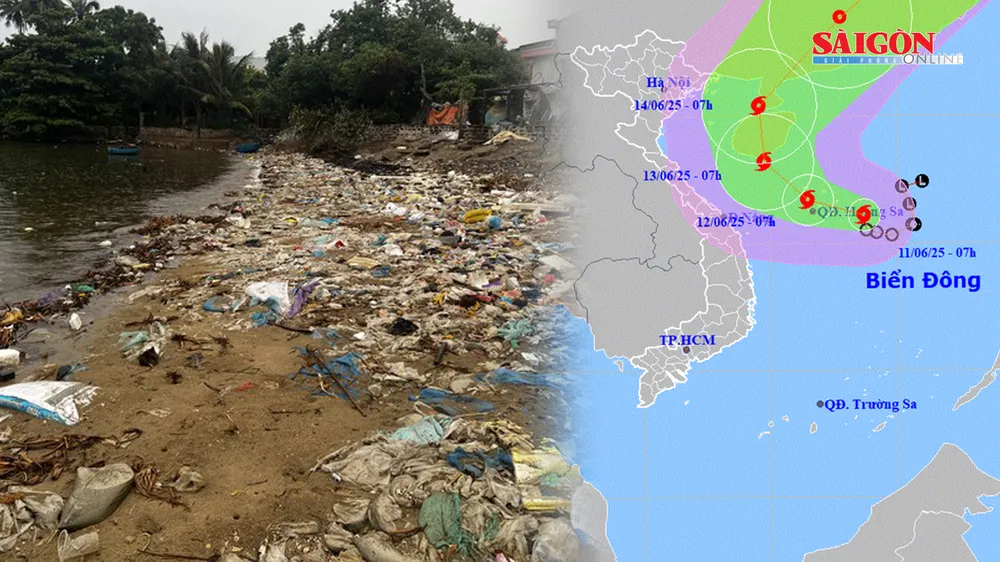 Podcast tin trưa 11-6: Cơn bão đầu tiên trên Biển Đông năm 2025 có thể mạnh cấp 10; Rác thải tiếp tục dạt vào bãi biển