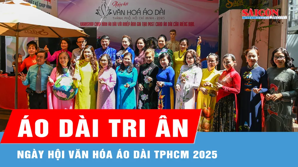 Ngày hội Văn hóa Áo dài TPHCM 2025: Áo dài tri ân lan tỏa yêu thương 