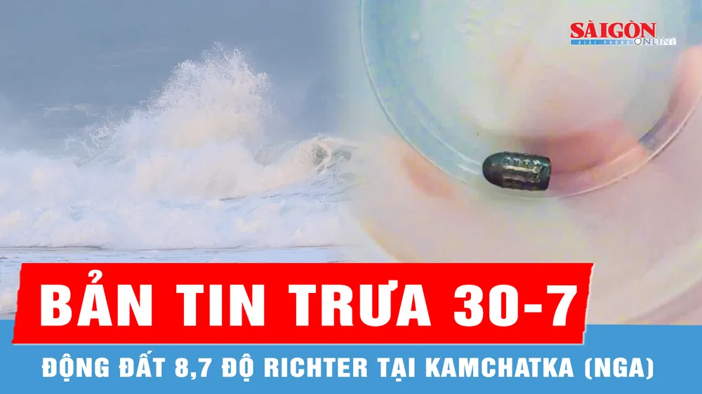 Bản tin trưa 30-7: Động đất 8,7 độ richter tại Kamchatka (Nga); Người phụ nữ bị viên đạn bay trúng đầu khi làm vườn