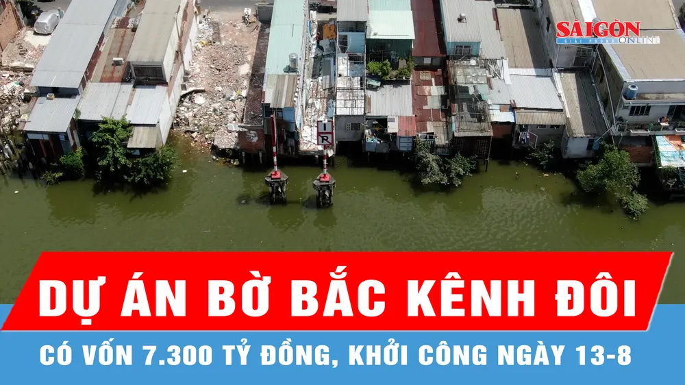 Ngày 13-8, TPHCM khởi công dự án bờ Bắc Kênh Đôi 7.300 tỷ đồng