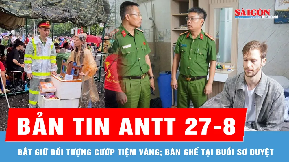 Bản tin ANTT 27-8: Xử lý các đối tượng bán ghế tại buổi sơ duyệt diễu binh, diễu hành
