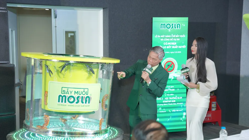 Mosla tặng 1.000 bẫy muỗi trong chiến dịch "xanh" phòng chống sốt xuất huyết