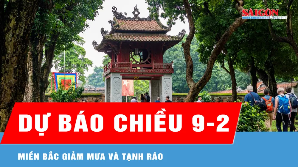 Miền Bắc giảm mưa và tạnh ráo 