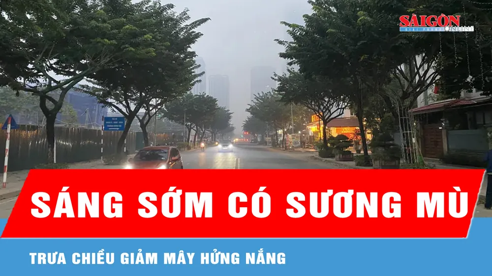 Bắc bộ có sương mù vào sáng sớm