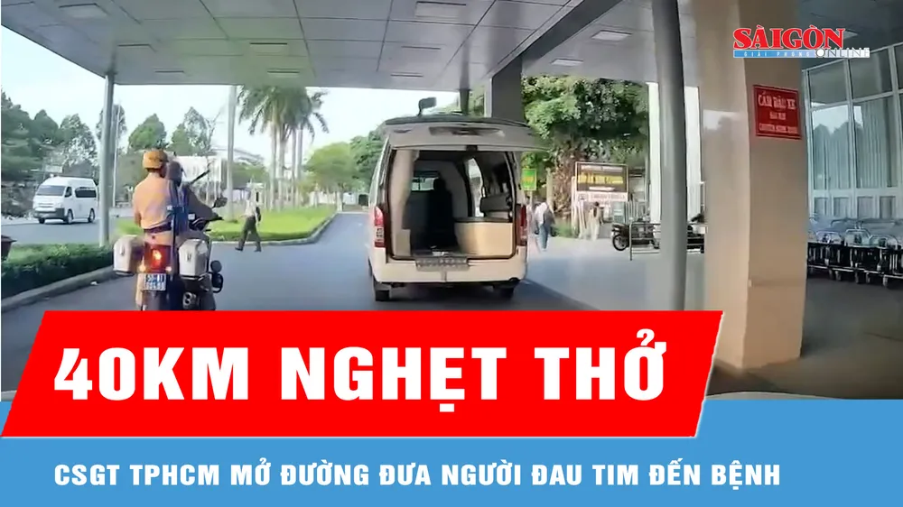 Tài xế taxi xúc động cảm ơn cảnh sát giao thông sau "40km nghẹt thở"