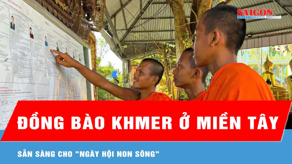 Đồng bào Khmer ở miền Tây sẵn sàng cho "Ngày hội non sông" 
