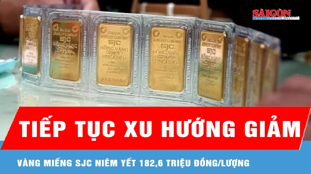 Giá vàng sáng 15-3 tiếp tục xu hướng giảm