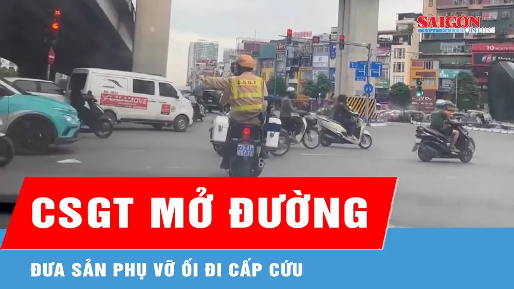 Đồng Nai: CSGT mở đường đưa sản phụ vỡ ối đi cấp cứu 