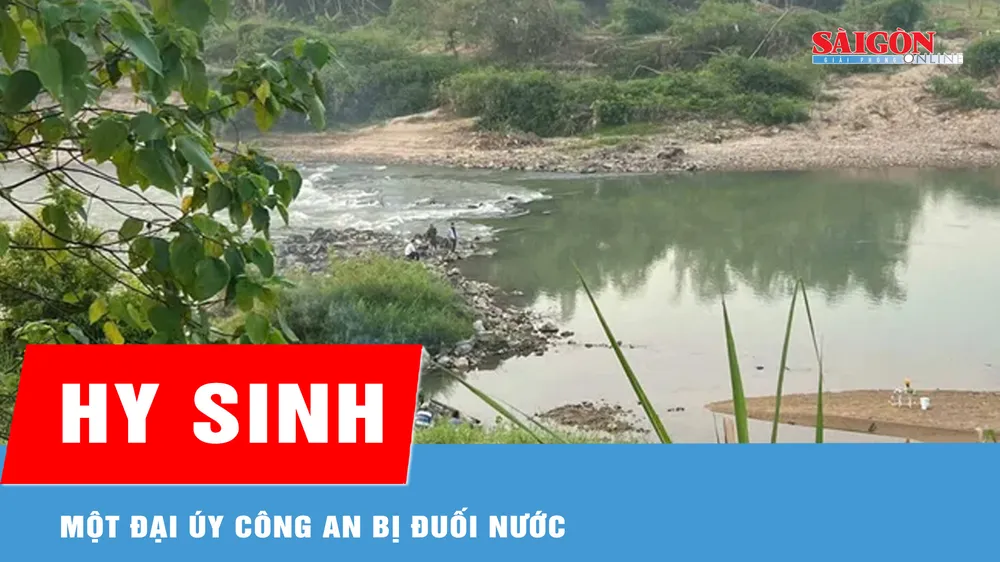 Khánh Hòa: Một Đại úy công an hy sinh khi truy quét cát tặc