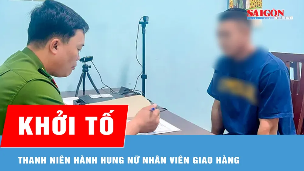 Bắt tạm giam thanh niên hành hung nữ nhân viên giao hàng