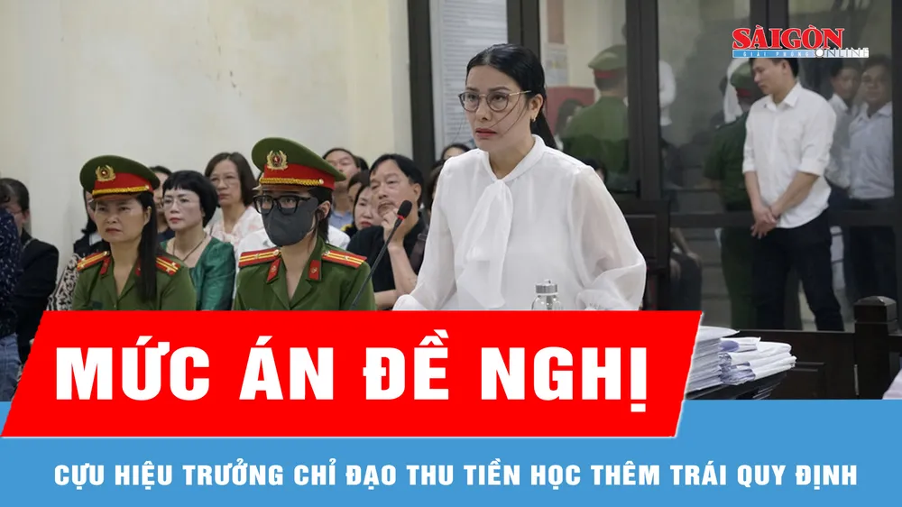 Cựu hiệu trưởng Trường THCS Ba Đình bị đề nghị từ 4-5 năm tù