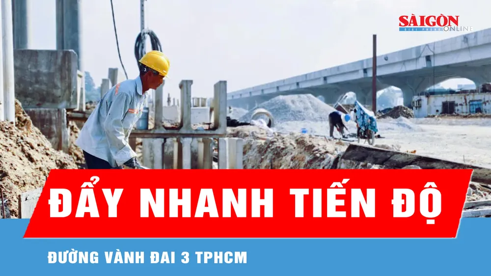 "Vượt nắng" để đẩy nhanh tiến độ đường Vành đai 3 TPHCM