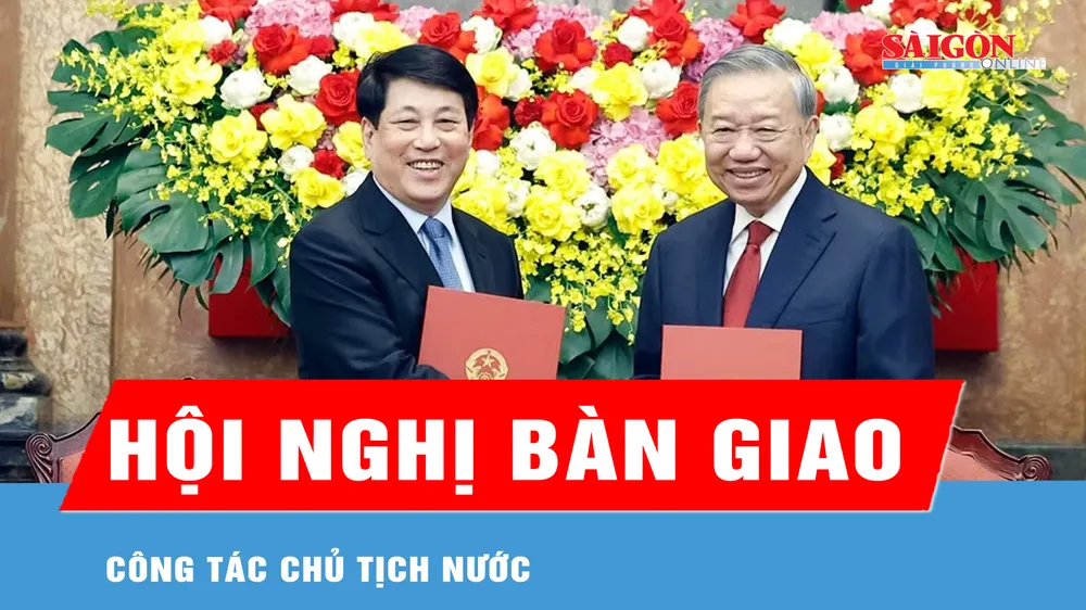 Bàn giao công tác giữa Tổng Bí thư, Chủ tịch nước Tô Lâm và nguyên Chủ tịch nước Lương Cường