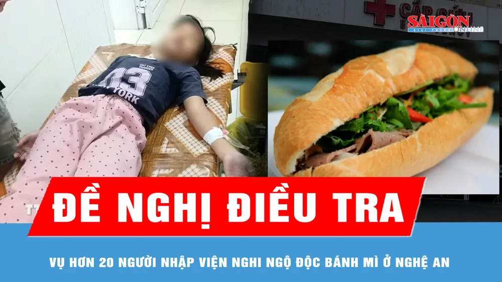 Điều tra vụ nghi ngộ độc thực phẩm ở Nghệ An 