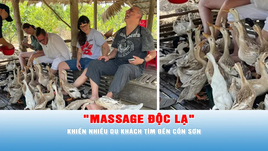Podcast tin chiều 2-5: Dịch vụ "massage độc lạ" khiến nhiều du khách tìm đến Cồn Sơn trong dịp lễ