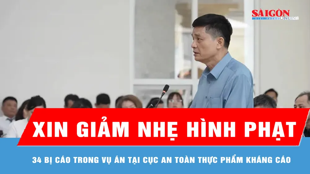 34 bị cáo trong vụ án tại Cục An toàn thực phẩm kháng cáo xin giảm nhẹ hình phạt 