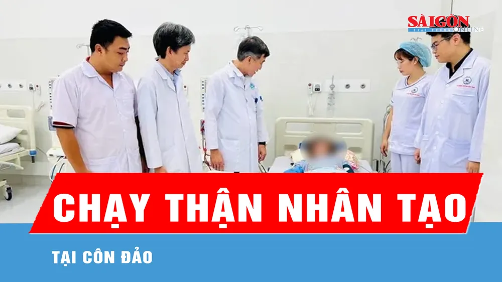 Du khách Hà Nội chạy thận nhân tạo tại Côn Đảo