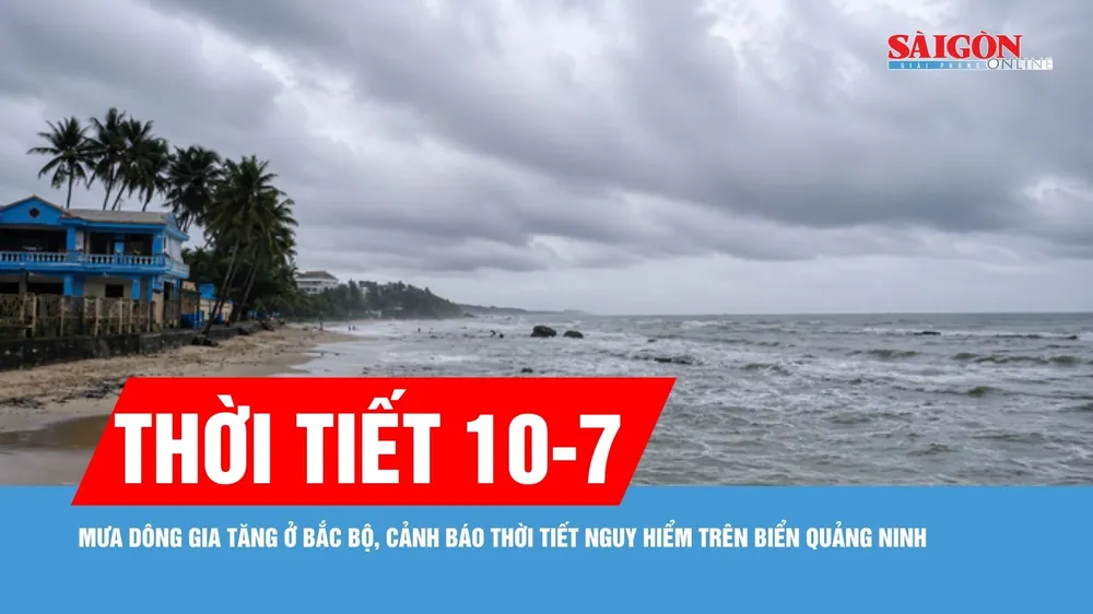 Mưa dông gia tăng ở Bắc bộ, cảnh báo thời tiết nguy hiểm trên biển Quảng Ninh 