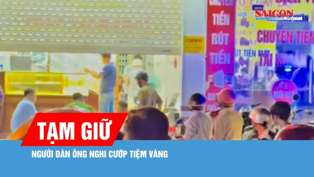 Cần Thơ: Tạm giữ người đàn ông nghi cướp tiệm vàng