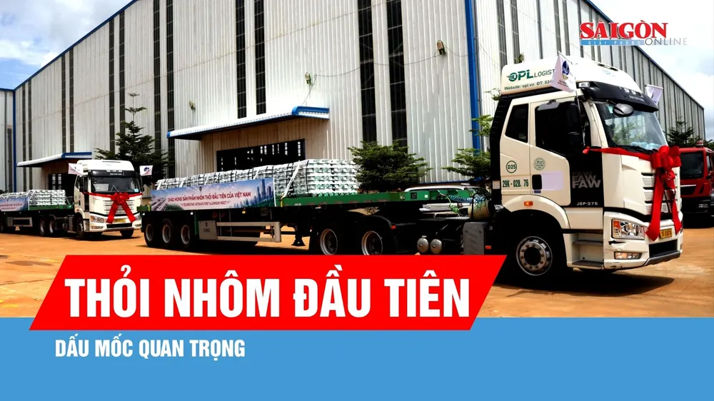 Lâm Đồng: Công bố sản phẩm nhôm thỏi đầu tiên của Việt Nam 