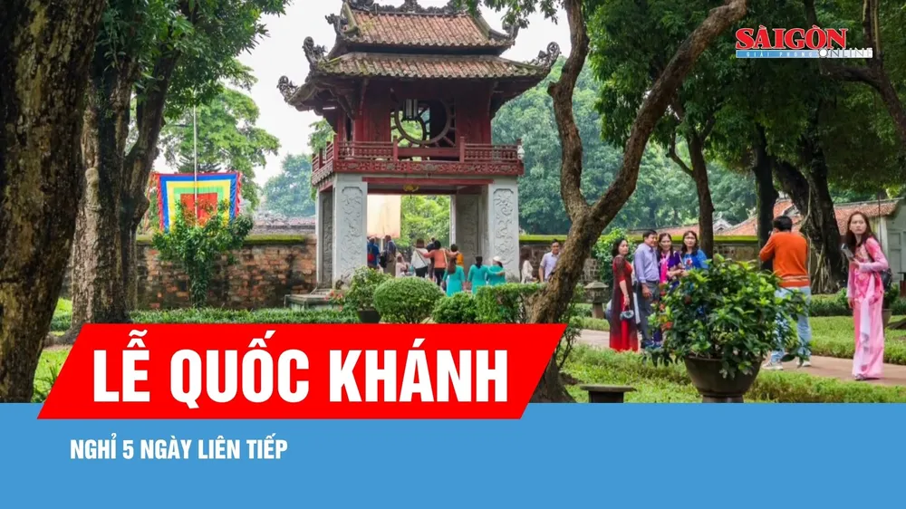 Được nghỉ 5 ngày liên tục dịp Lễ Quốc khánh 2-9