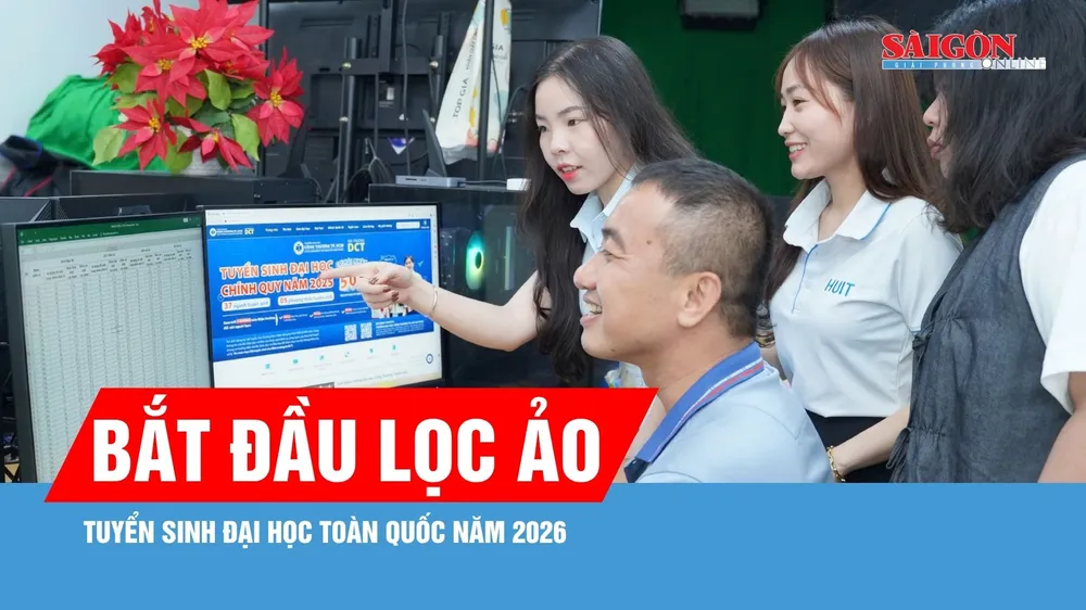 Bắt đầu lọc ảo tuyển sinh đại học toàn quốc năm 2026