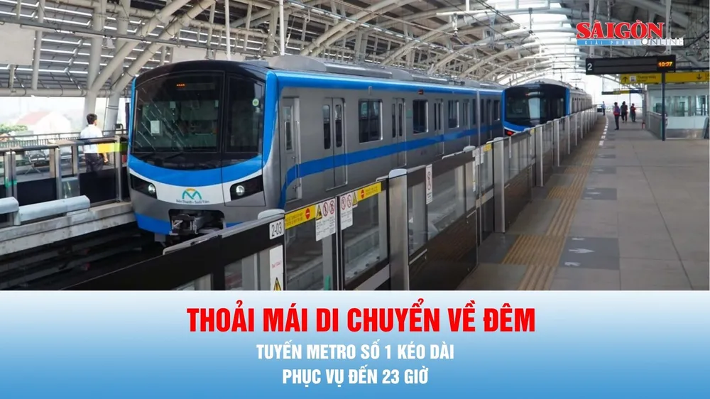 Podcast bản tin tối 4-8: TPHCM: Metro số 1 sắp tăng chuyến, kéo dài thời gian phục vụ đến 23 giờ