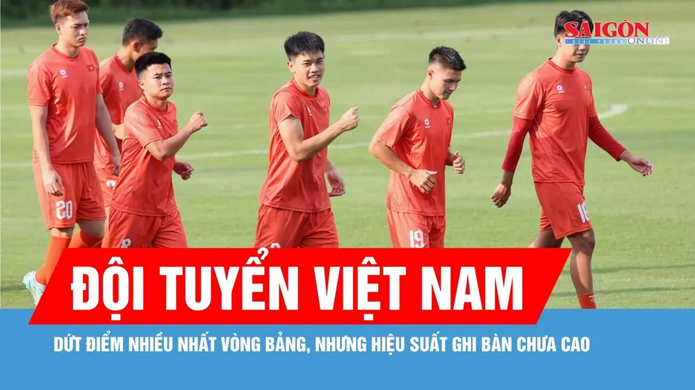 ASEAN Cup 2026: Đội tuyển Việt Nam dứt điểm nhiều nhất vòng bảng, nhưng hiệu suất ghi bàn chưa cao 
