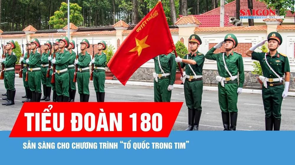 Tiểu đoàn 180 sẵn sàng cho chương trình “Tổ quốc trong tim”