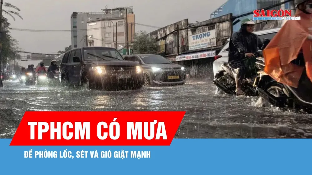 Hôm nay 15- 8, TPHCM có mưa, cục bộ có nơi mưa to 