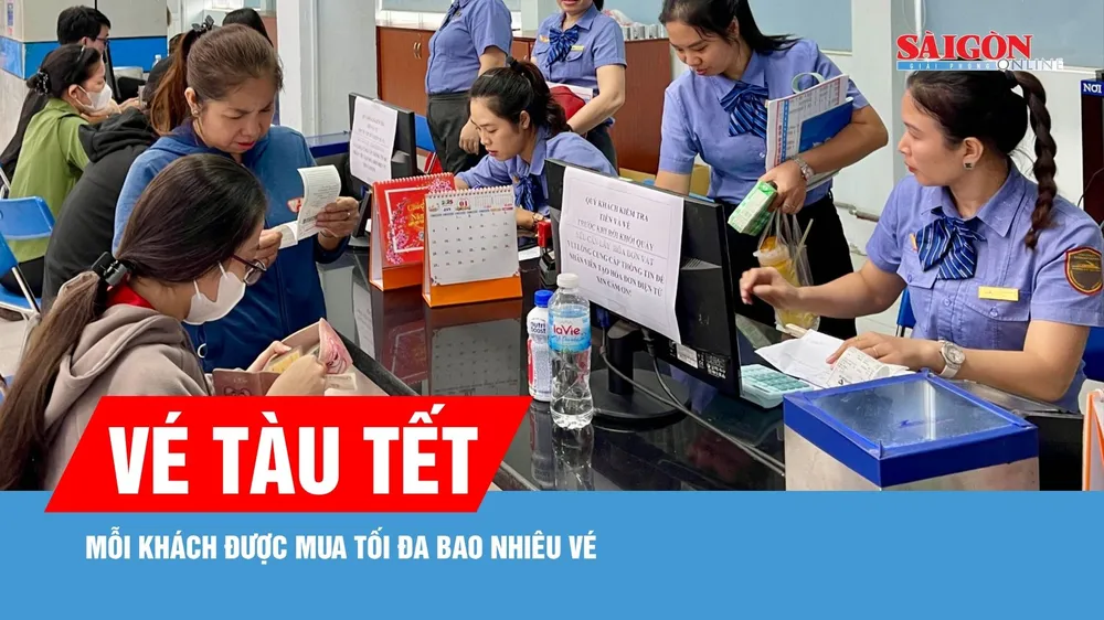 Mở bán vé tàu Tết Đinh Mùi từ ngày 30-8