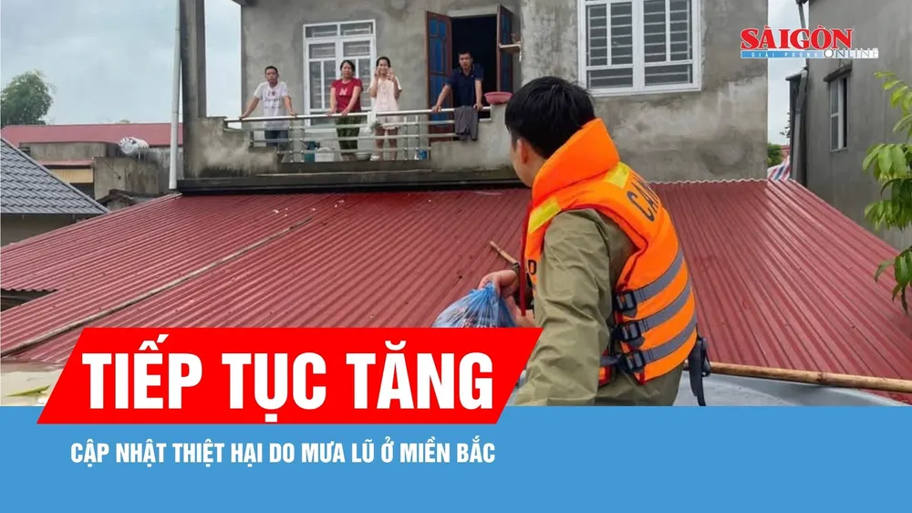Mưa lũ ở miền Bắc, gần 7.200 hộ dân đã trở về nhà