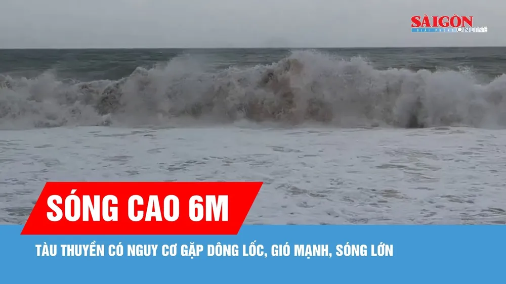 Cảnh báo bão số 5 gây gió mạnh và sóng lớn ở Bắc Biển Đông
