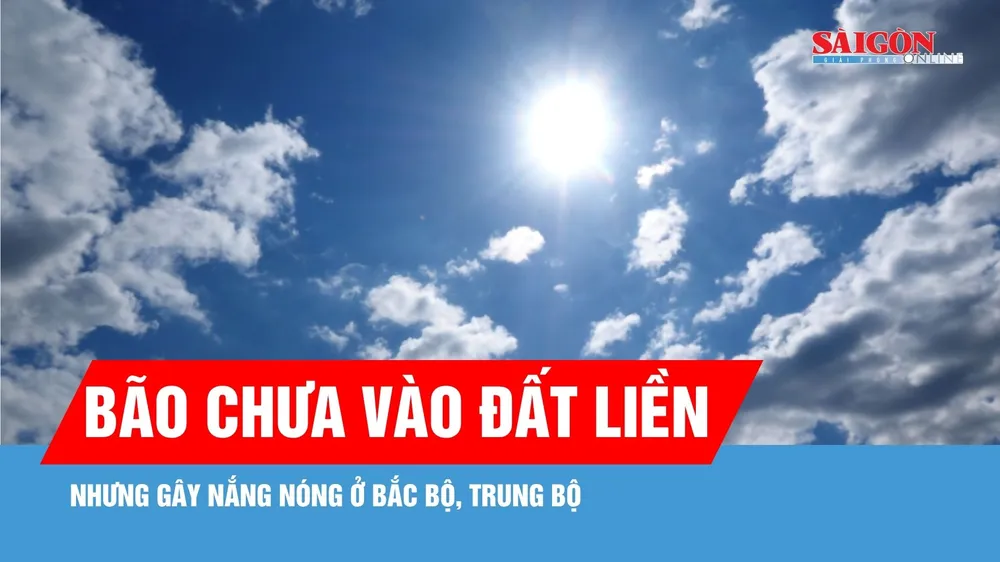 Bão số 5 chưa vào đất liền, di chuyển chậm trên biển