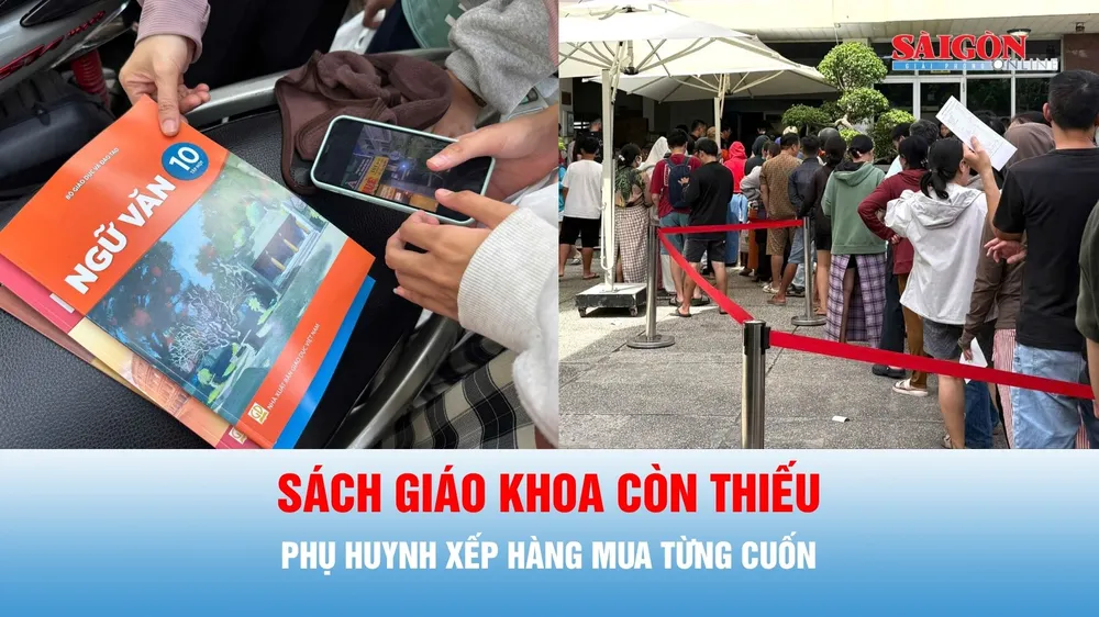 Podcast tin thời sự ngày 6-9: Phụ huynh xếp hàng mua từng cuốn sách giáo khoa 