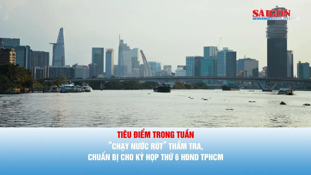 Tiêu điểm trong tuần: “Chạy nước rút” thẩm tra, chuẩn bị cho Kỳ họp thứ 6 HĐND TPHCM