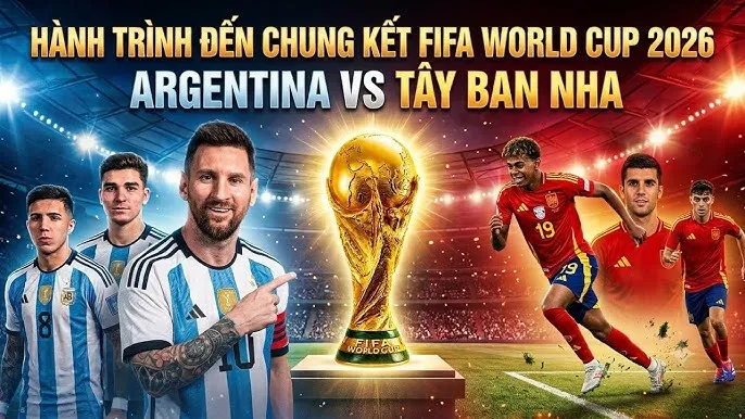 Trước giờ bóng lăn trận chung kết lịch sử Tây Ban Nha – Argentina
