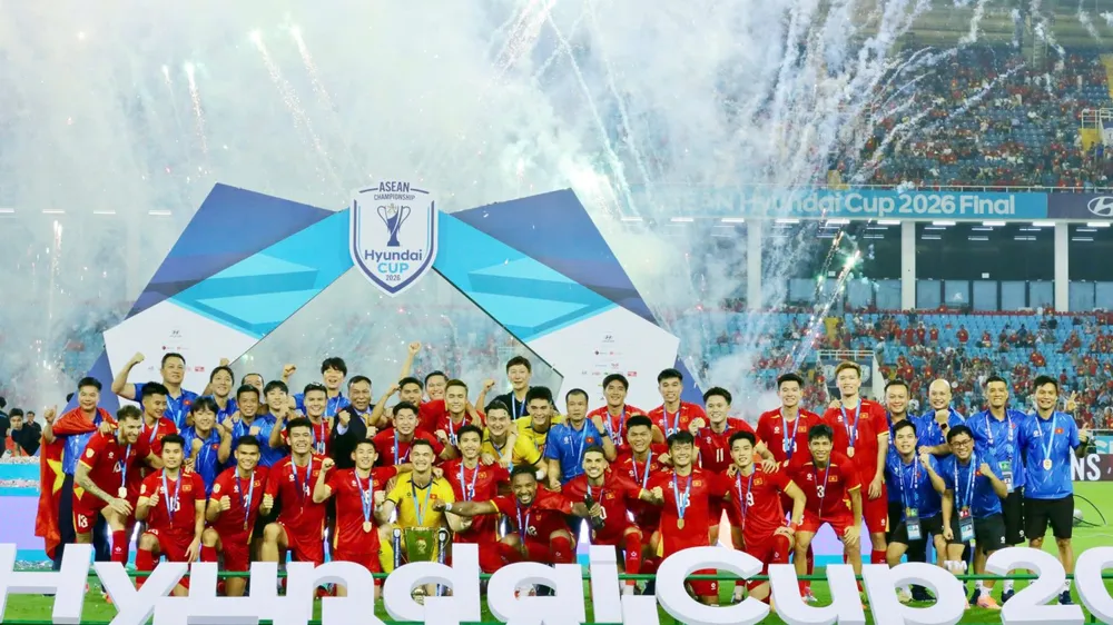 Việt Nam vô địch ASEAN Cup 2026. Ảnh: VFF