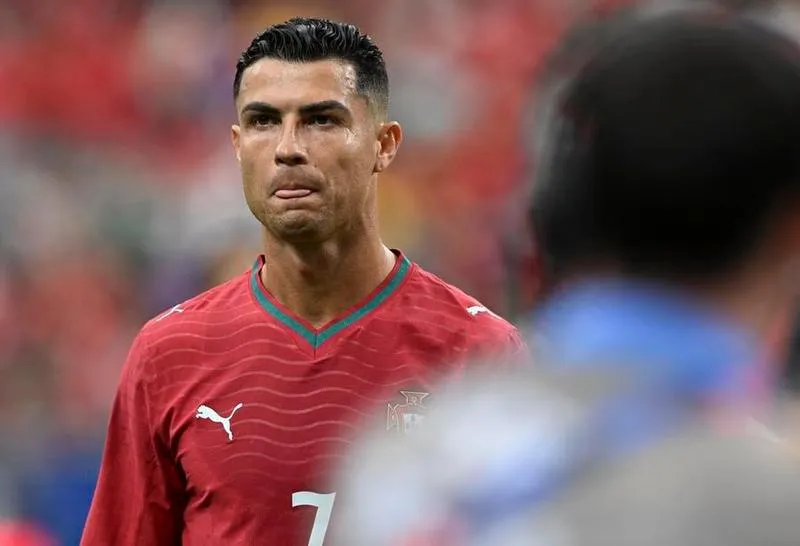 Ronaldo trong màu áo Bồ Đào Nha. Ảnh THX