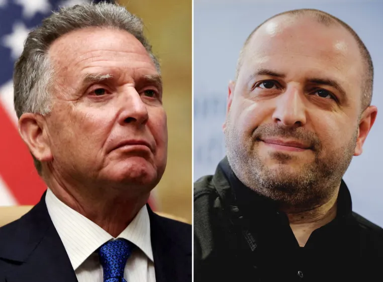 The Guardian: Ông Steve Witkoff (trái) và ông Rustem Umerov