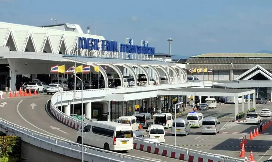 Các biện pháp y tế được tăng cường tại sân bay quốc tế Phuket, Thái Lan. Ảnh: Bangkok Post