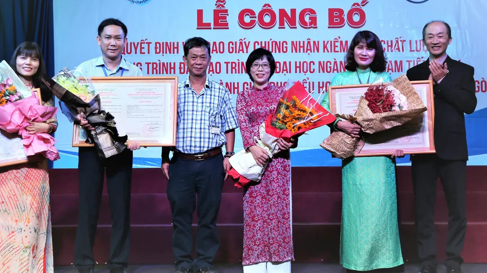 3 chương trình sư phạm của Trường ĐH Sài Gòn đạt kiểm định chất lượng quốc gia