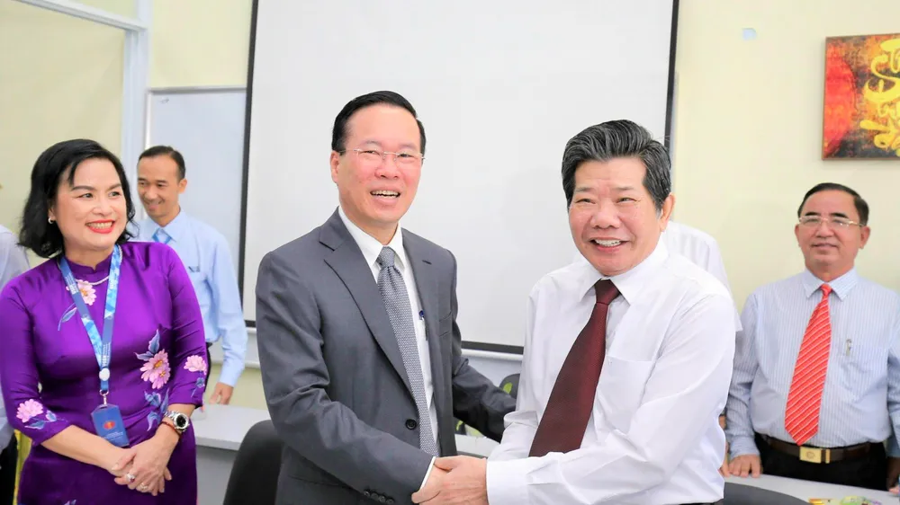 Chủ tịch nước Võ Văn Thưởng: Phát triển toàn diện năng lực, phẩm chất, khơi dậy khát vọng và ý chí của người học