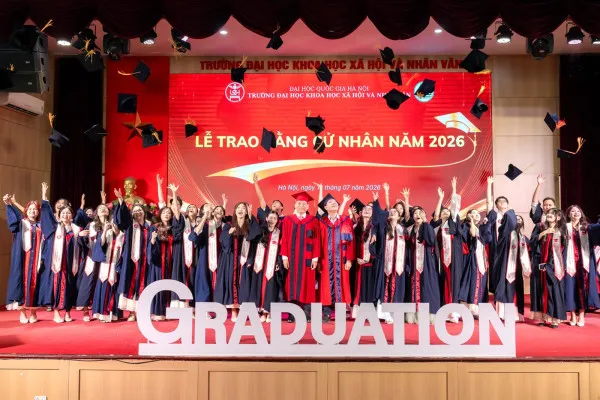 Trường ĐH KHXH&NV chào đón các tân cử nhân