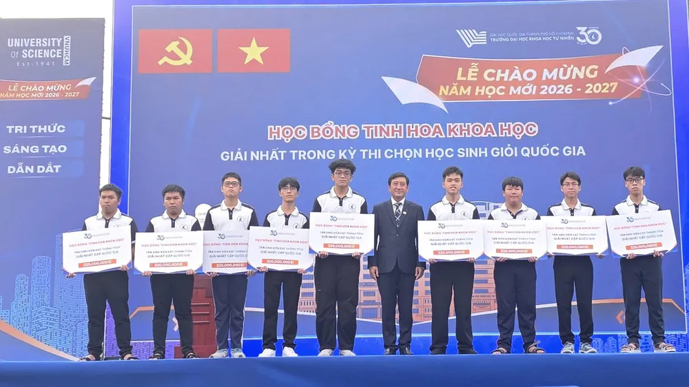 Hơn 24% tân sinh viên Trường ĐH Khoa học Tự nhiên (ĐHQG TPHCM) là học sinh giỏi