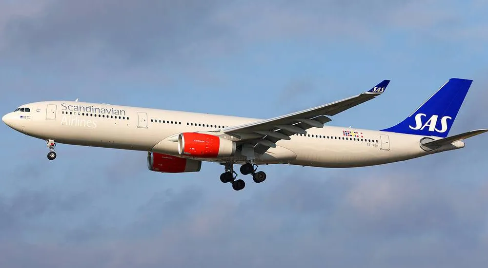 Máy bay của hãng Scandinavian Airlines System. Ảnh: Jetphotos